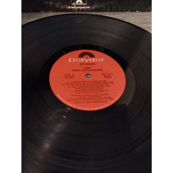 THE WHO's TOMMY the Movie 2- Vinyl Record Set Lyric Sleeves PD2 9502 - Picture 5 of 7